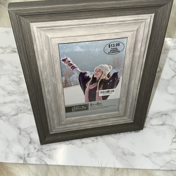 Gray Wooden Picture Frame - Picture 1 of 4